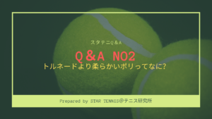 Q＆A【トルネード シグナムプロ】より柔らかいガットありますか？